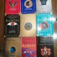 Ramses (saga) di Christian Jacq ed altro.