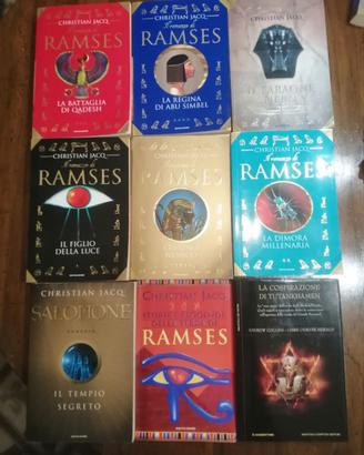 Ramses (saga) di Christian Jacq ed altro.