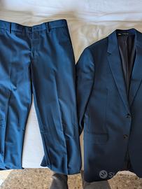 Completo ZARA uomo blu/turchese 