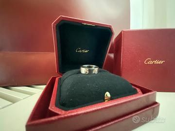 Anello Cartier Love in oro bianco