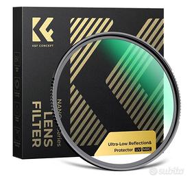 K&F CONCEPT 62mm Filtro UV Riflessione Ultrabassa
