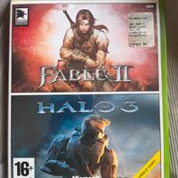 GIOCO DOPPIO FABLE 2+HALO 3 Xbox 360