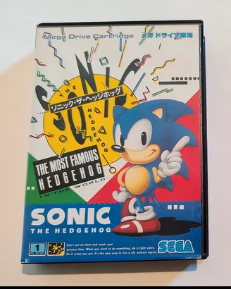Videogioco Sonic the Hedgehog Sega MegaDrive ©1991