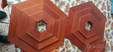 Rosoni forme esagonali e a rombo.