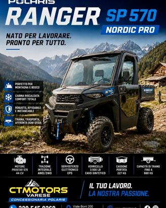 Polaris RANGER 570 SP NORDIC PRO 2026