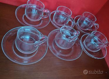Tazzine da caffè in vetro