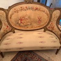 Divano antico francese in stile Luigi XVI