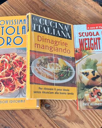 N. 3 libri di cucina vari nuovi