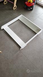 Fasciatoio per comò malm ikea bianco