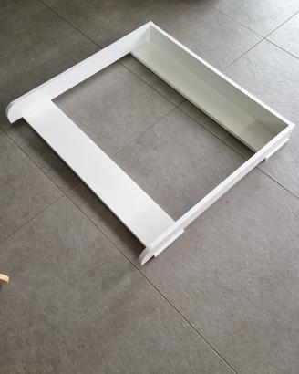 Fasciatoio per comò malm ikea bianco