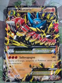 mega Lucario ex ps220 carta Pokemon rarissima