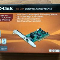Scheda PCI Gigabit Ethernet D-LINK DGE-528T