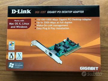Scheda PCI Gigabit Ethernet D-LINK DGE-528T