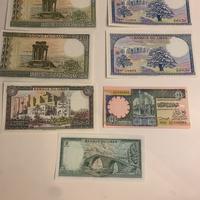 BANCONOTE BANQUE DU LIBAN LIBANO