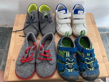 Scarpe bambino 4 paia numero 22