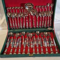 Servizio posate argento placcato 800 per 12 
