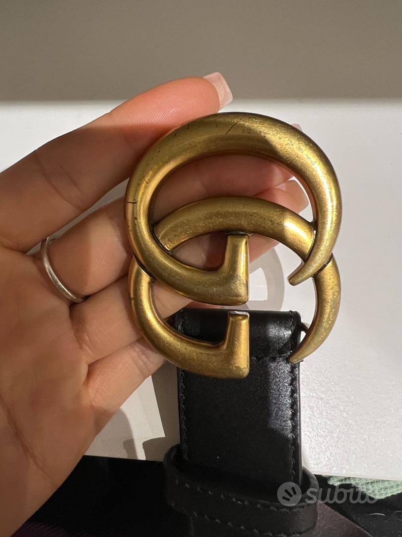 Cintura gucci doppia outlet g piccola