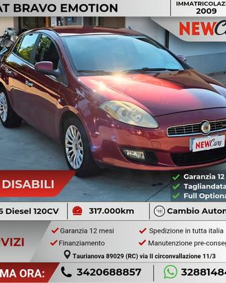 Fiat Bravo 1.6 MJT 120 CV Emotion ADATTA A DISABIL