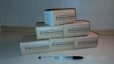 600 pezzuole per pulizia armi in flanella.