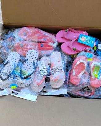 LOTTO STOCK 120 PAIA DI INFRADITO BAMBINI ASSORTIT