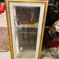 Grande cornice in legno con vetro 139x67 cm