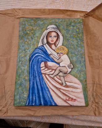 quadro madonna con bambino