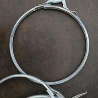 6x Anello Fascetta chiusura Fusti in acciaio