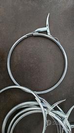 6x Anello Fascetta chiusura Fusti in acciaio