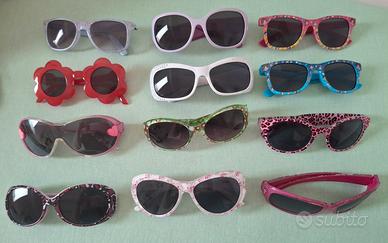 Stock 12 paia di occhiali da sole x bambine 