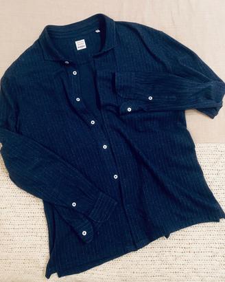 camicia polo Barba Napoli blu scuro tg. 42 - 16,5