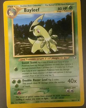 Bayleef mazzo Neo Genesis