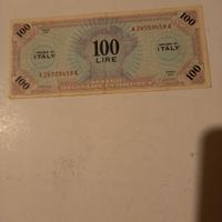 Biglietto 100 lire Allied Military Currency 1943