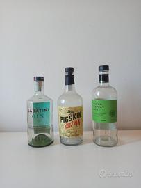 Bottiglie Gin Premium da Collezione o uso creativo