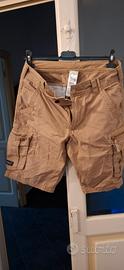 pantaloncini beige