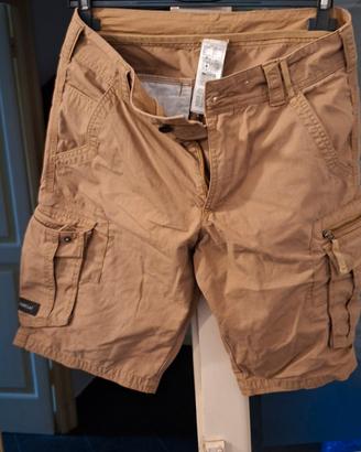 pantaloncini beige