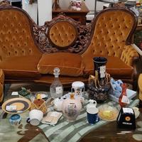 Codice: 5985 SALOTTO STILE BAROCCO IN VELLUTO COL