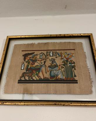 Quadro con papiro non spedisco