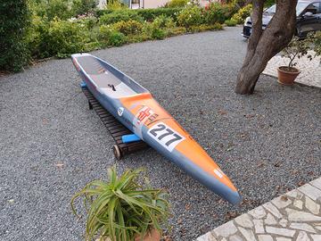SUP rigido race JP Australia 14'x23" in carbonio