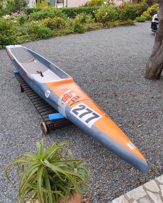 SUP rigido race JP Australia 14'x23" in carbonio