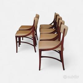 Sedie Cassina 110 Ico Parisi set completo 6 sedie 