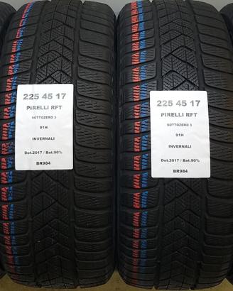4 GOMME 225 45 17 PIRELLI RFT BR984