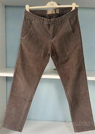 Pantaloni  jeckerson mille righe marrone