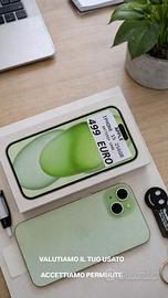 IPHONE 15 256GB verde acqua