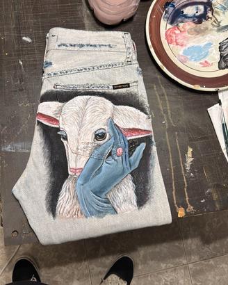 Pantalone denim Jeans Energie Vintage customizzato