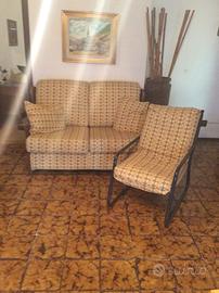 Divano letto e poltrona