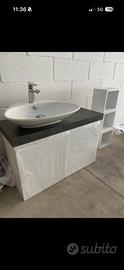 Mobile bagno 90 cm con lavabo Artceram + colonna