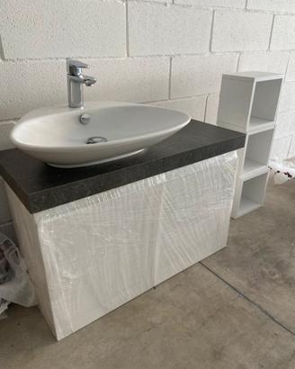 Mobile bagno 90 cm con lavabo Artceram + colonna