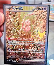 Mew ex 152  30 anniversario pokemon