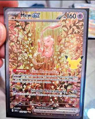 Mew ex 152  30 anniversario pokemon