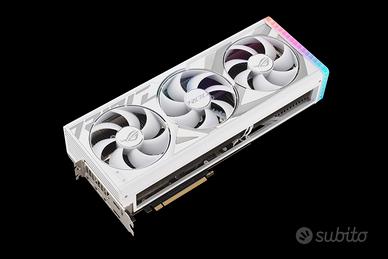 Rtx 4080 super  rog strix white edition
